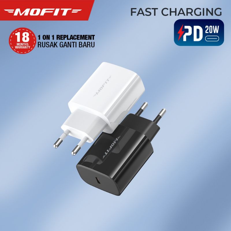 MOFIT MPD21 Adaptor Charger PD 20Watt QC 3.0A