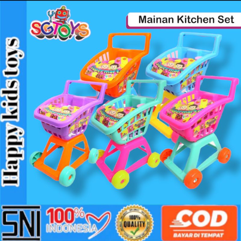 Sg toys sm 918 mainan anak supermarket mainan dorong anak