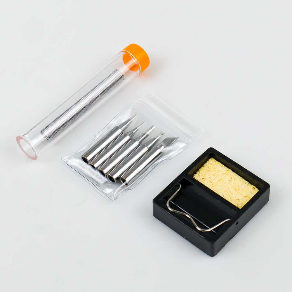 Solder Listrik Set Lengkap Peralatan Solder Kit 7 in 1 60W 220V