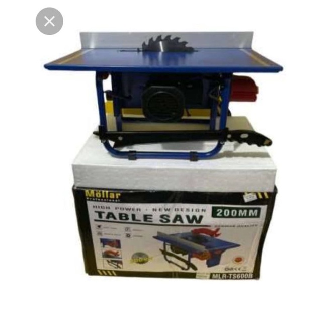 Table Saw Mollar 200MM MLR-TS600B Mesin Gergaji Listrik Meja