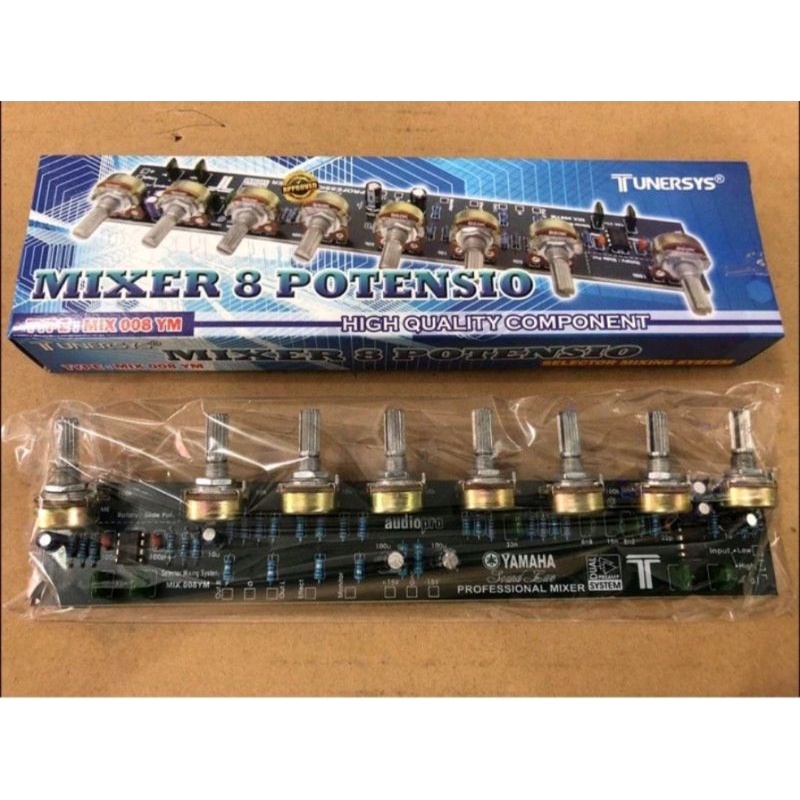 KIT MIXER YAMAHA 8 POTENSIO MEREK TUNERSYS
