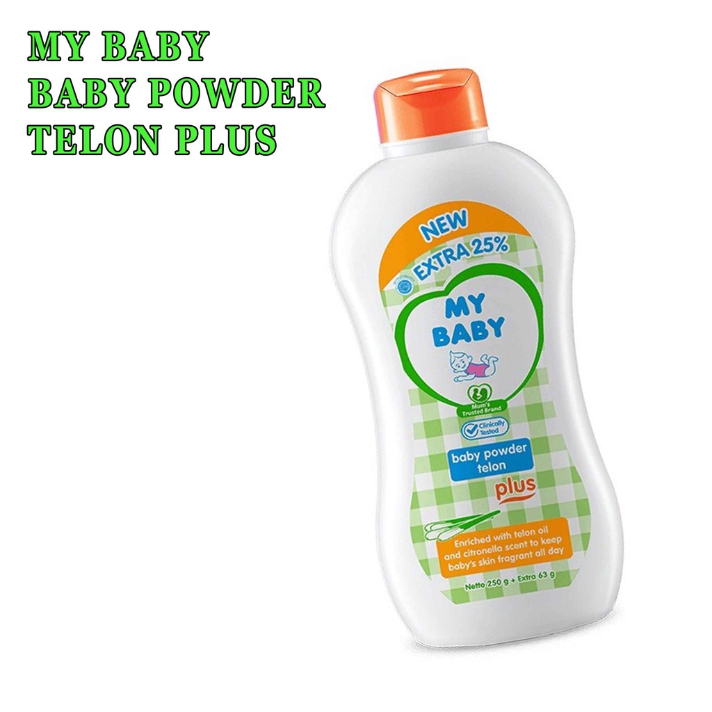 My Baby* Bedak Tabur* Baby Powder* Telon Plus* 100g