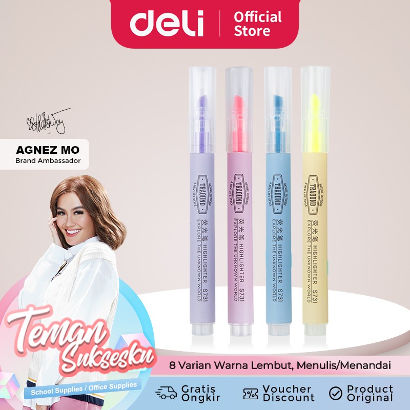 

Highlighter Deli Traound Candy - S731