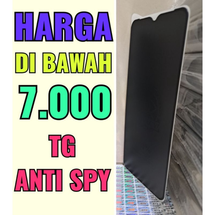 Tempered Glass Anti-Spy Ceramic Matte Privacy Spy, Model Handphone All Tipe, Pelindung Layar Handphone, Tipe Pengaman Layar Handphone Oppo A17, A17K,A57 4G, A77S Realme C33 Redmi A1 Samsung A04, A04E, A04S, A04 Core Vivo Y02, Y16, Y22, Y35