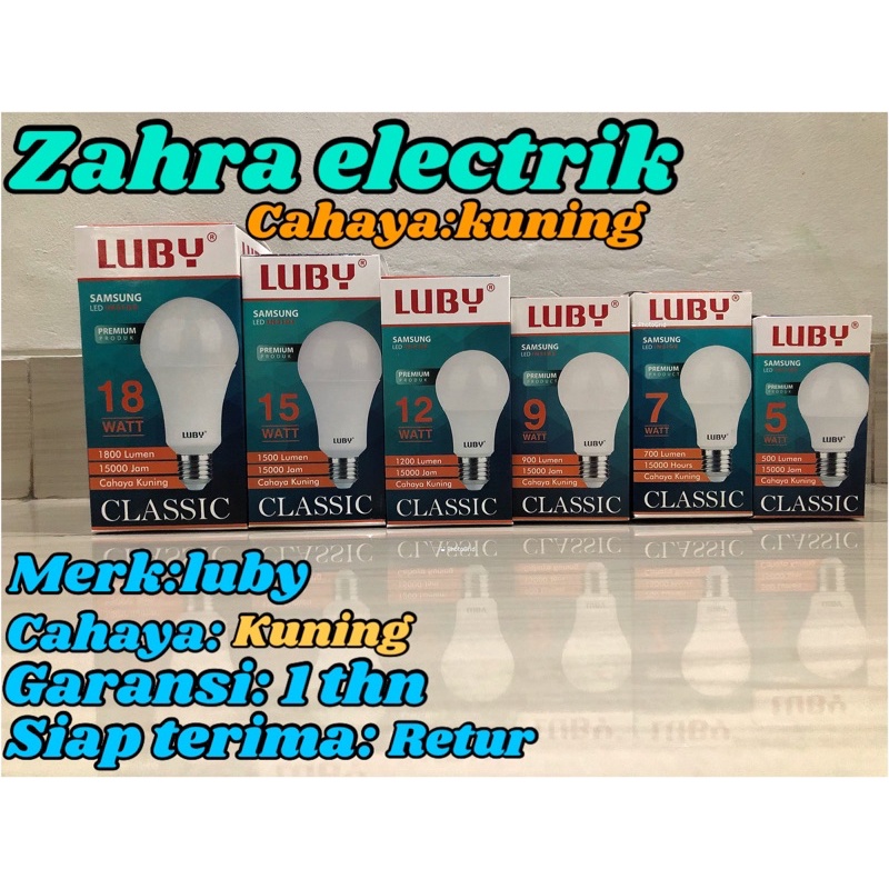 BOHLAM LED LUBY CLASSIC CAHAYA KUNING