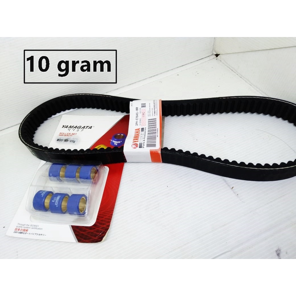 Vanbelt only Mio / V-belt Only Mio M3 - Mio Z - Fino Fi 125 - Soul GT 125 ( 2PH ) Bonus Roller Yamagata 8Gram 9Gram 10Gram 11Gram 12Gram 13Gram