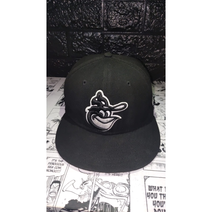 Topi new era MLB Baltimore Orioles Second Bekas