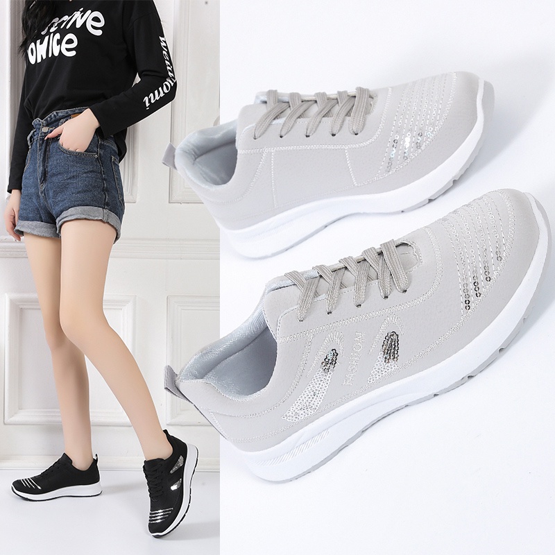 aid 0169, sepatu wanita import fashion sneaker wanita terkiniian cantik terpopular sepatu keren