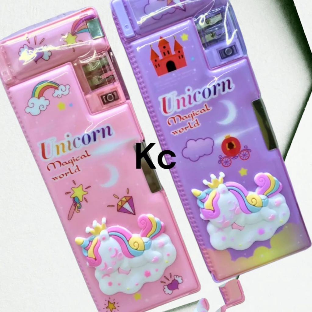 

Tempat Pensil Kotak pensil 3D Timbul Hardcase Pencil Case Box Hardtop Motif Cewek Cowok Murah Waterproof