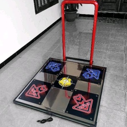 PIU METAL V3 plus pegangan karpet piu karpet Pump it up Karpet Dance