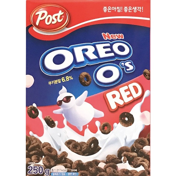 

[BISA COD] POST OREO O'S CEREAL WITH MARSHMALLOW 250gr | PRODUCT OF KOREA - RED STRAWBERRY