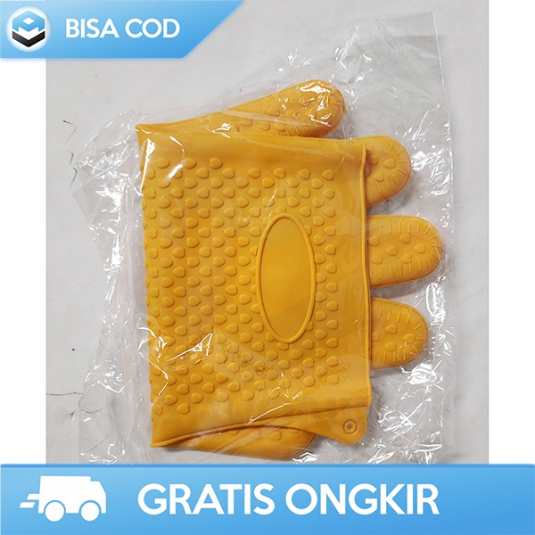 SARUNG TANGAN HEAT RESISTANT BAHAN SILIKON FOOD GRADE KITCHEN GLOVES