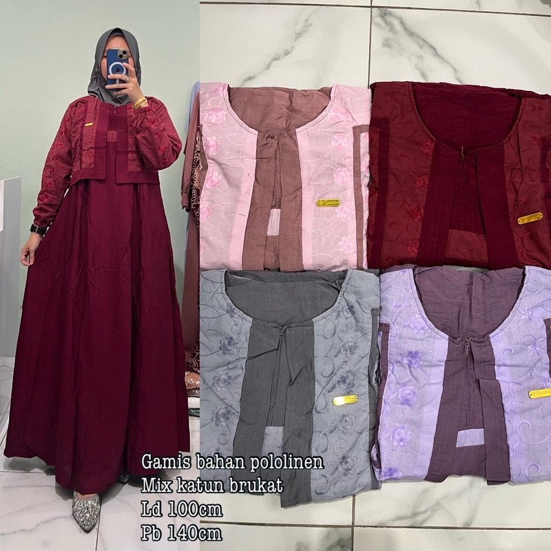 GAMIS BAHAN POLOLINEN