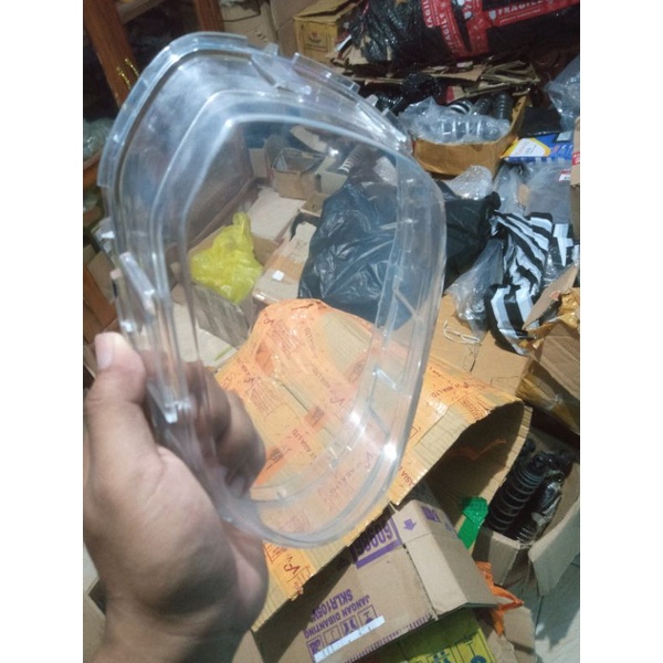 mika lampu depan Honda genio