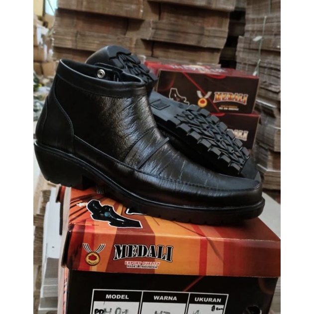 Sepatu Kulit Pria PDH Booth Sepatu Kulit Asli Sepatu Polri TNI Security PNS Sepatu Dinas