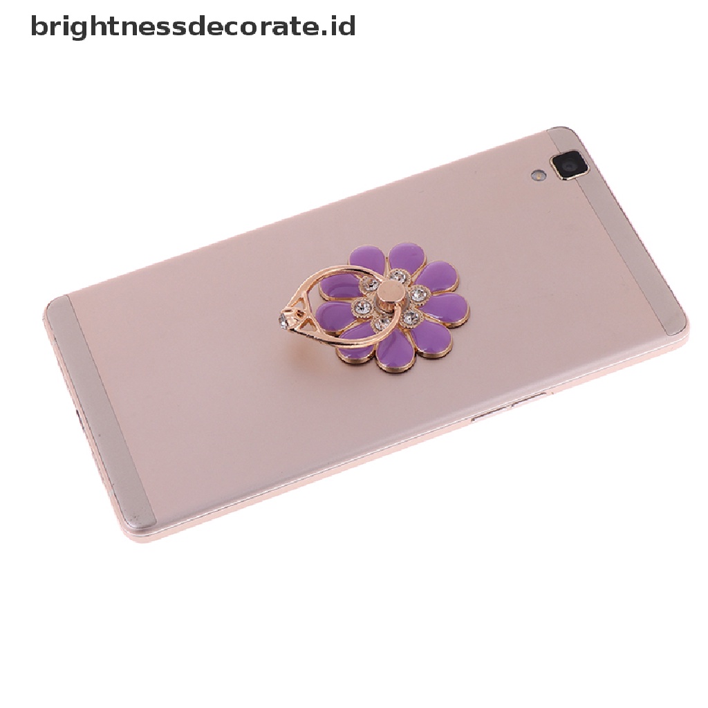 [Birth] Bunga Cincin Jari smartphone colorful metal stand holder phone holder Berdiri [ID]