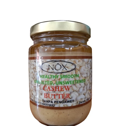 

NOX HEALTHY SMOOTH UNSALTED UNSALTED CASHEW BUTTER