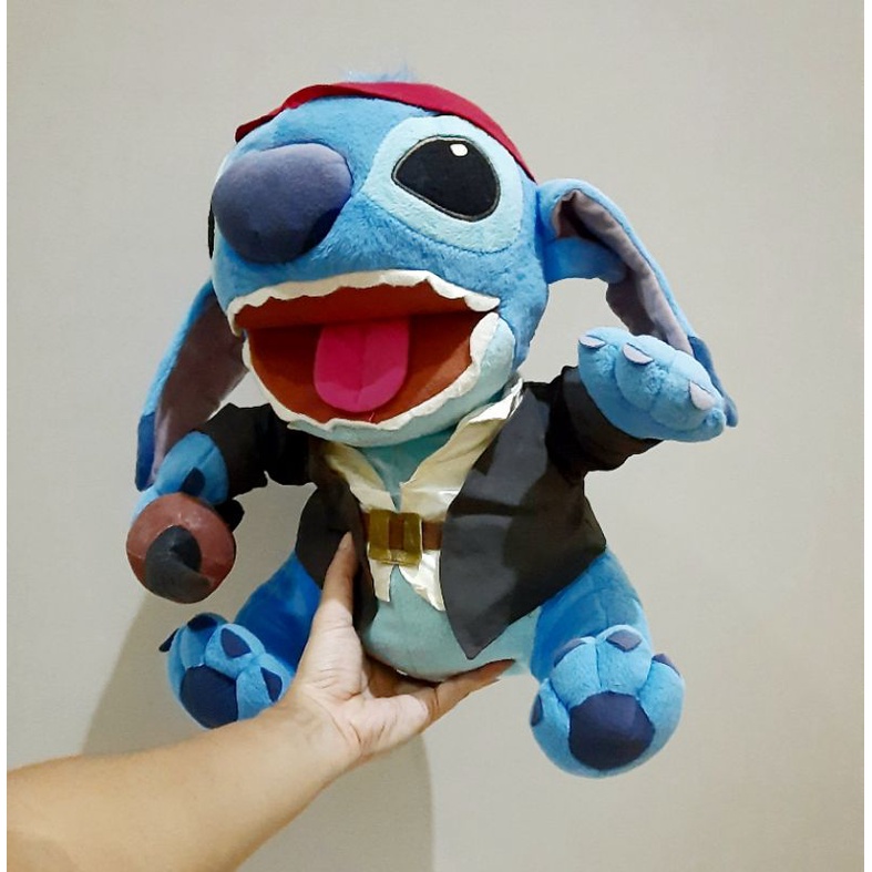 Boneka Stitch Costum Pirates Original Sega Size 45 cm/ Boneka Stitch