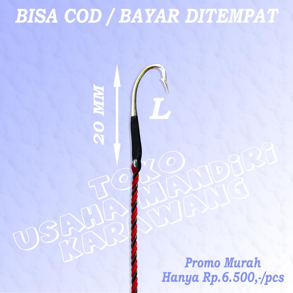 Kail Pancing Belut Bahan Berkualitas Urek Belut Murah Model Keren Anti Mocel Size L