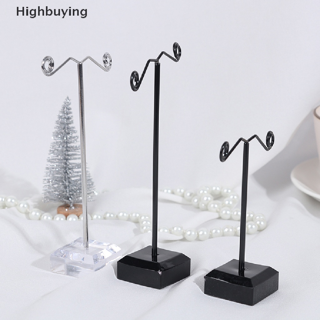 Hbid 3pcs Rak Display Perhiasan Anting Stud Akrilik Stand Organizer Holder Ornament Glory