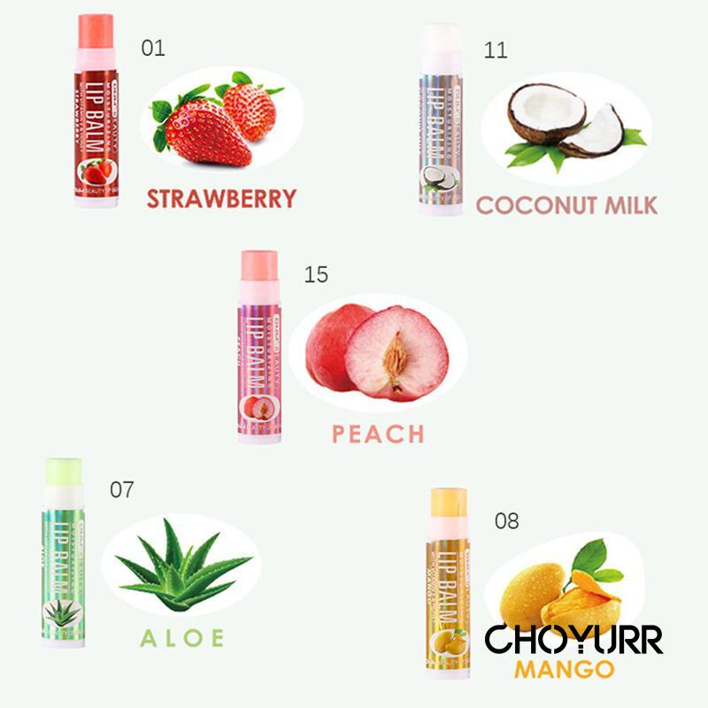 【COD】Lip Balm Beauty Moisturizing Vitamin &amp; Honey Lip Balm Lipstik Rasa Buah Pelembab Tanpa Tekstur Moisturizing Pelembab Bibir &amp; Membuat Tahan Lama-CH