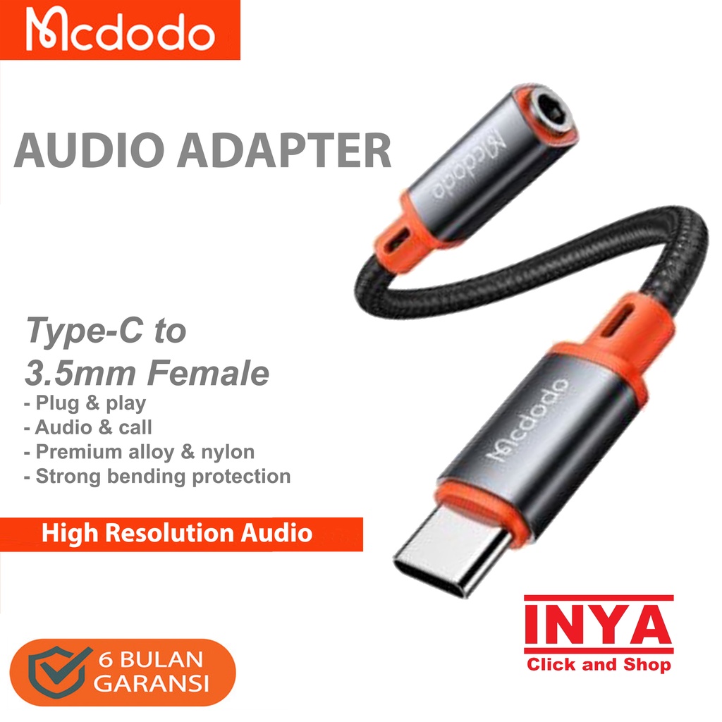 CONVERTER SPLITTER TYPE-C DIGITAL AUDIO CABLE MCDODO CA-7561