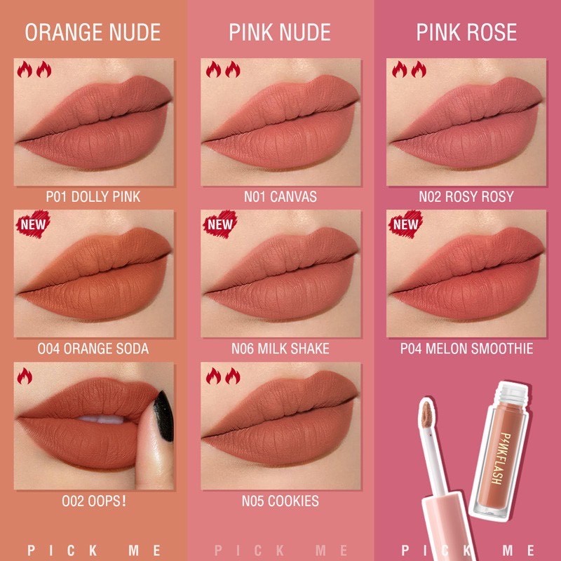 PINKFLASH Lasting Matte Lip Cream PF-L01