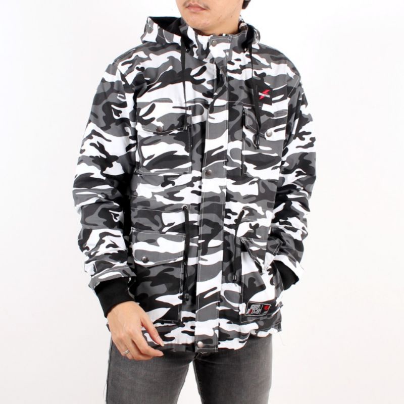 JAKET PRIA PARKA ARMY BIG SIZE JUMBO XXL - XXXL