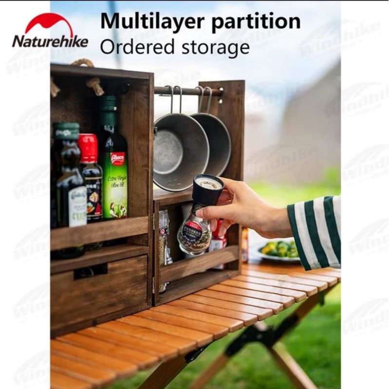 MINI CABINET NATUREHIKE CNH22JU018 / RAK STORAGE CAMPING AESTETIK