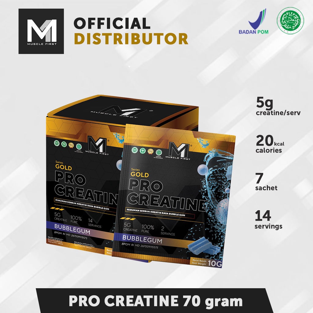 M1 Muscle First Pro Gold Creatine 360 gram / MuscleFirst Creatine Monohydrate 360 gr