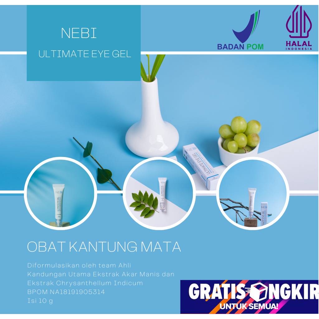 Krim Kantung Mata Kendur Nebi Ultimate Eye Gel BPOM