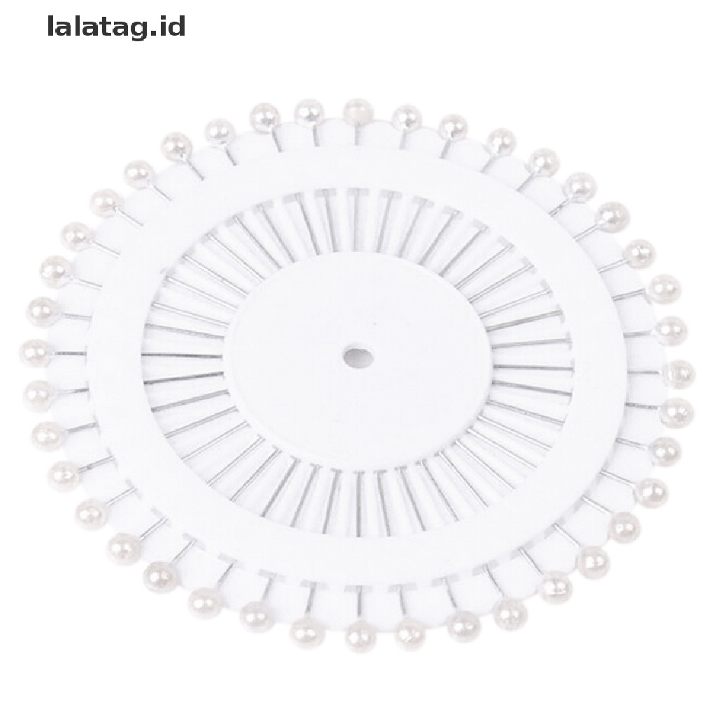 [lalatag] 480pcs Dressmaking Jahit Pin Lurus Kepala Bulat Warna Mutiara Korsase [ID]