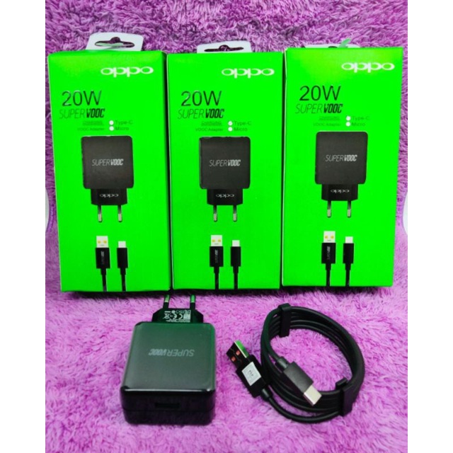 Casan Oppo fast carging Super vooc colokan tipe C