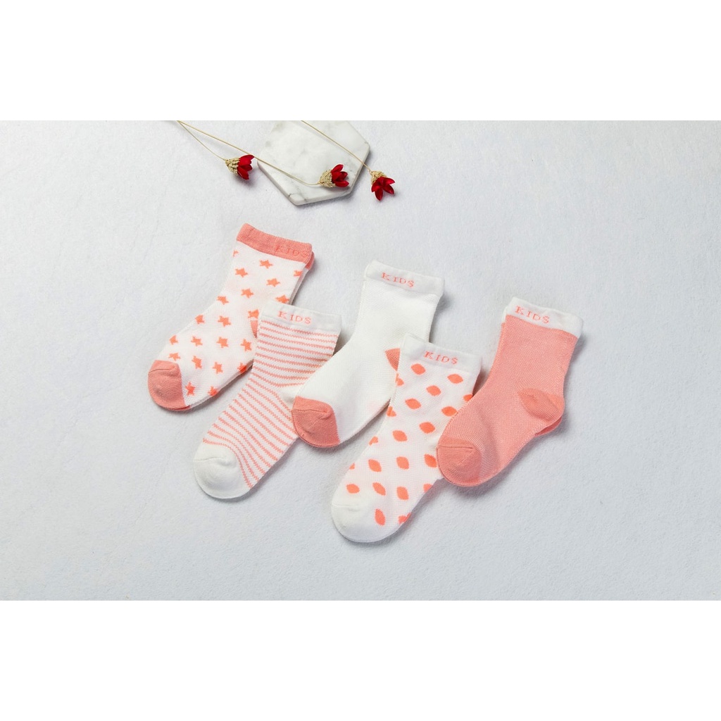 LID147 - 5in1 Kaos Kaki Bayi Baby Socks isi 5 pasang kaos kaki anak balita- Your Affordable Quality!