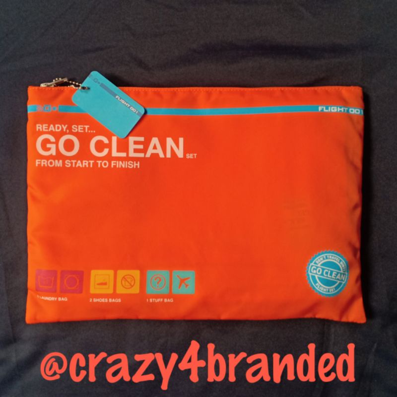 Flight 001 Go Clean Set (Orange)