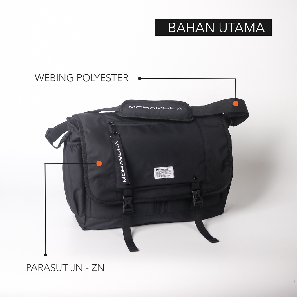 Tas Selempang Pria Messenger Bag Premium - Sargas Mokamula