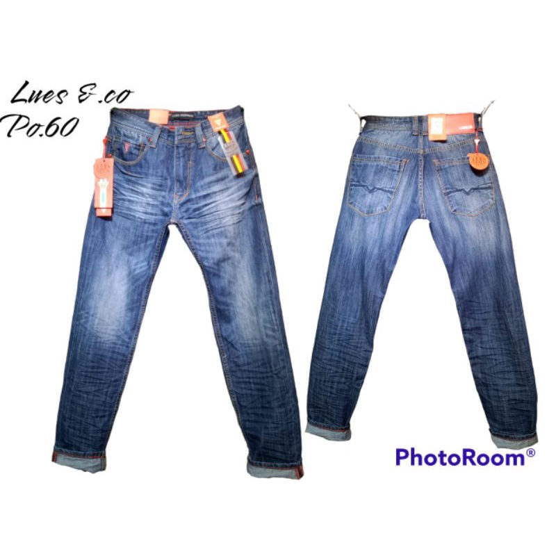 Celana Jeans Lues.co Panjang Premium | Jeans Model Regular | Celana Panjang Import Premium