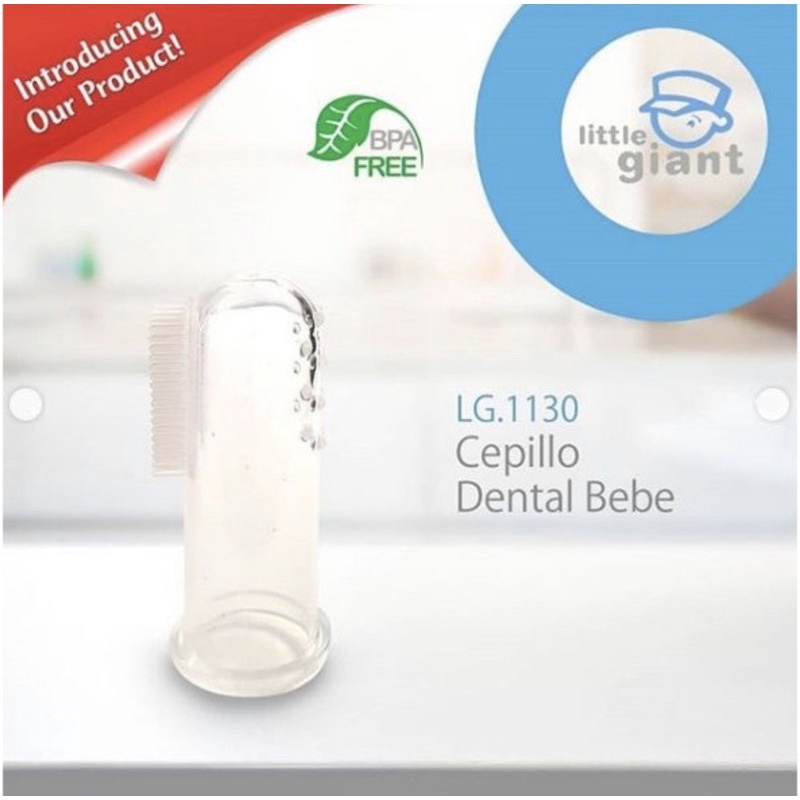Little Giant Cepillo Dental Bebe Finger Toothbrush | Sikat Gigi Jari Silicone Bayi