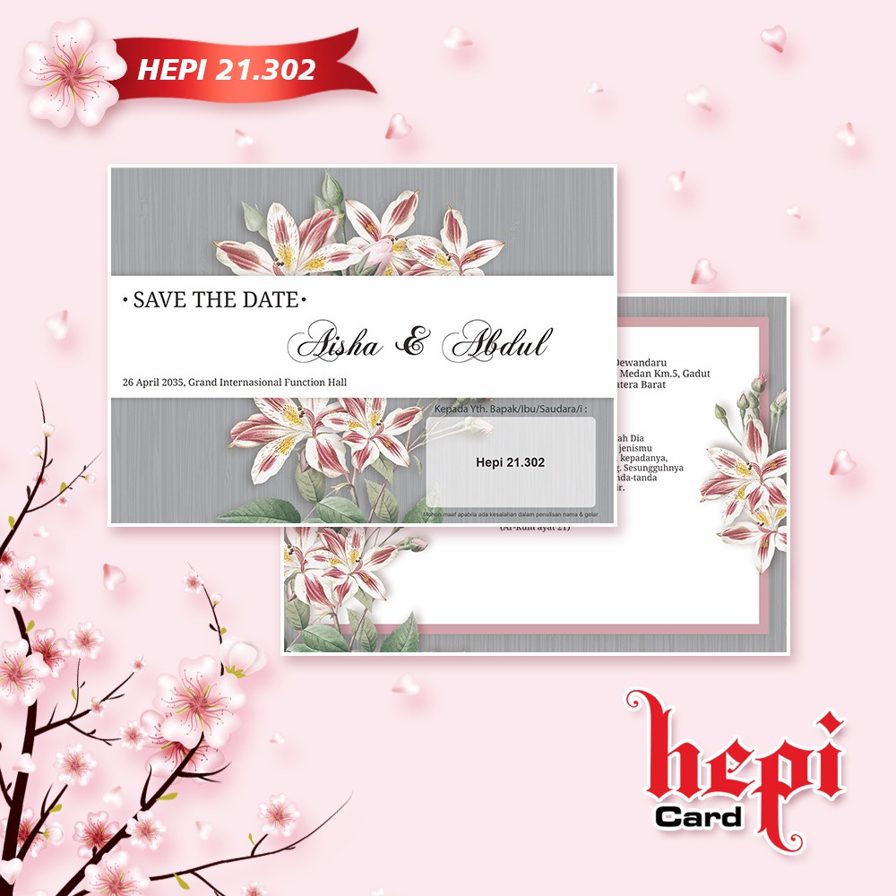 Hepi 302 Blangko Undangan Murah