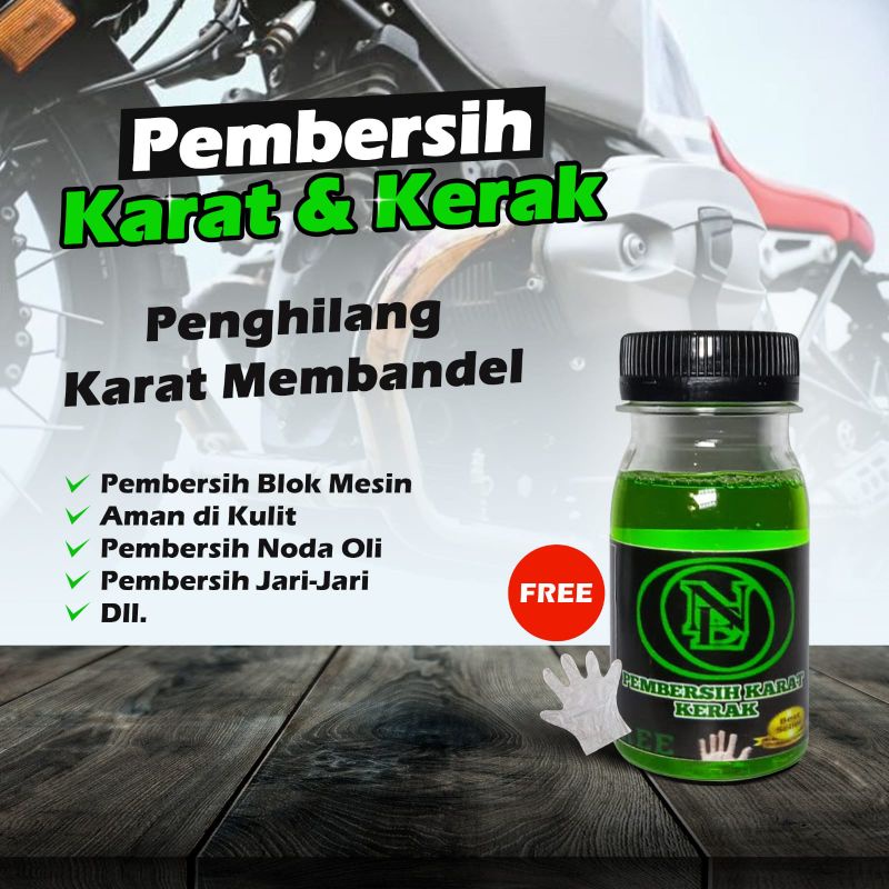 PEMBERSIH KARAT KERAK BLOK MESIN MOTOR 50 ML