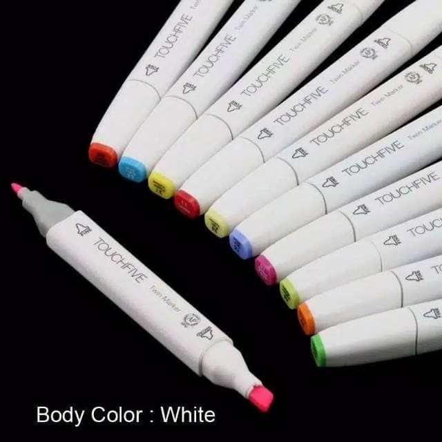 

Terlaris ✨ -Touchfive 40 Colors Twin Marker / Spidol Gambar Sketsa Copic Brush Pen- 2.1.23