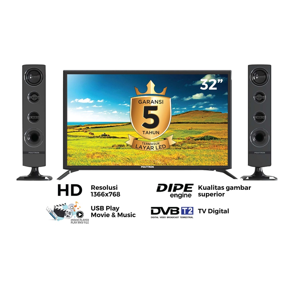 Polytron PLD 32TV1855 / PLD32TV1855 Digital TV Cinemax 32″