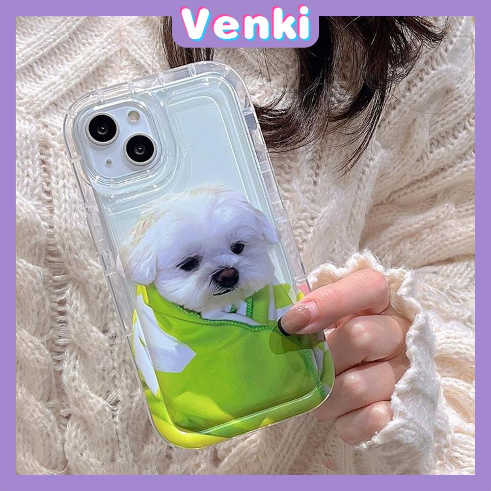 Case For iPhone 14 Pro Max TPU Soft Jelly Airbag Clear Case Cute Cartoon Dog Camera Protection Shockproof For iPhone 14 13 12 11 Plus Pro Max 7 Plus X XR