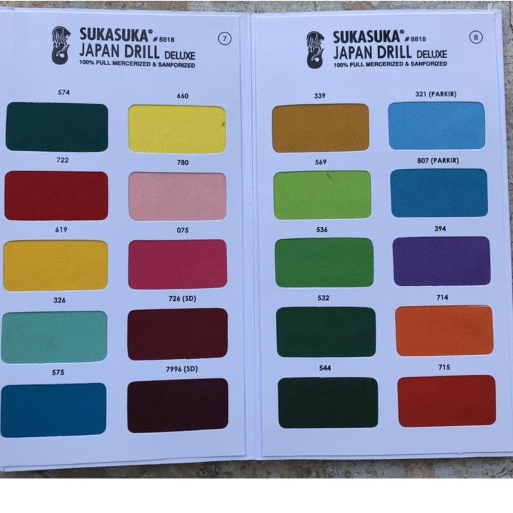 [KODE 1920] Japan Drill( SUKA - SUKA )Hight Quality Fabric-Kain Seragam Japan Drill Grosir Dan Ecer 