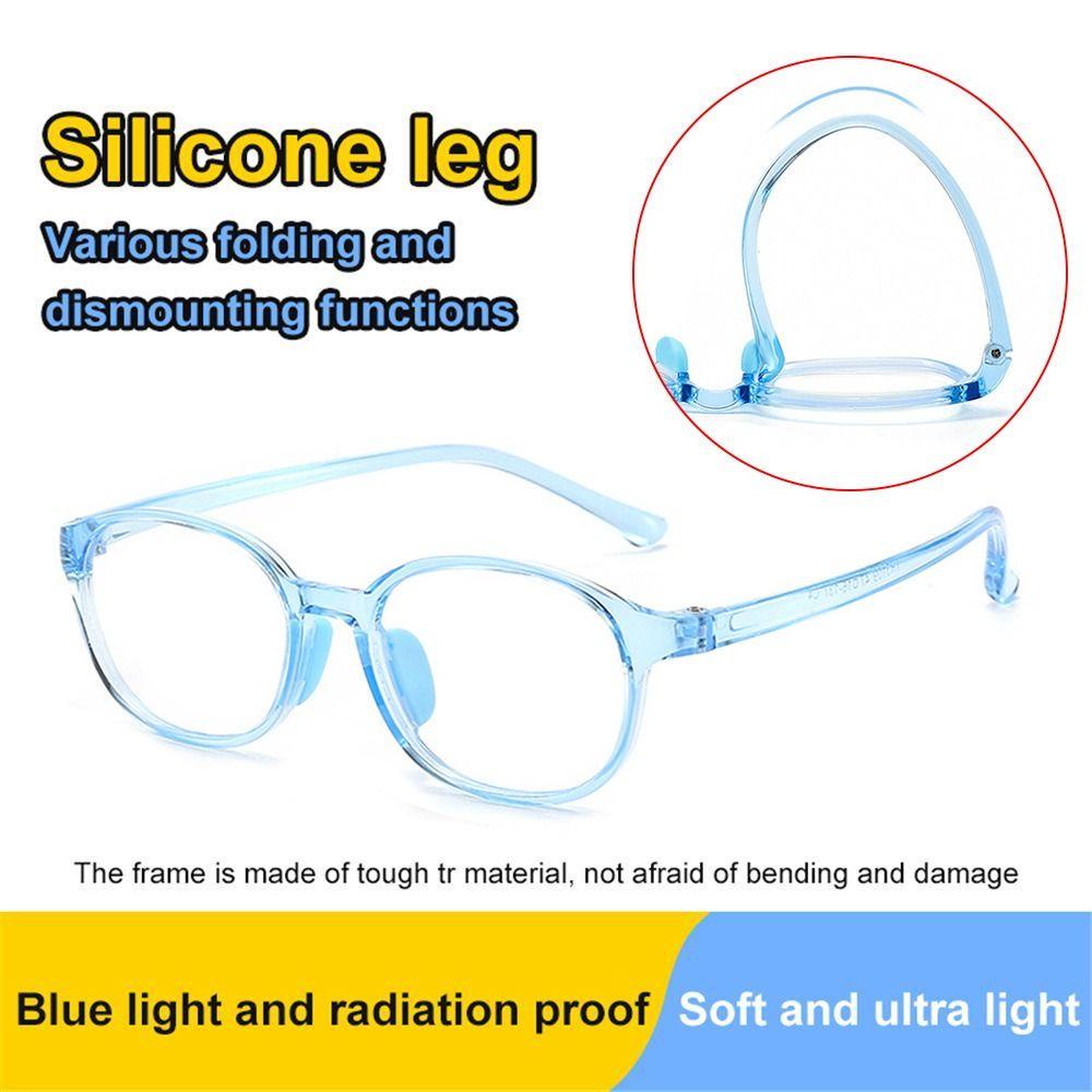 R-flower Kids Kacamata Anak Laki-Laki Perempuan Kelas Online Komputer Ultra Ringan Frame