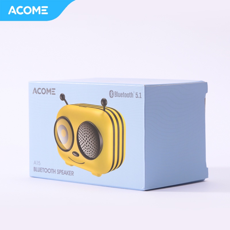 Speaker Bluetooth ACOME A15 BEE EDITION TWS RECOMENDED Garansi Resmi 1 Tahun