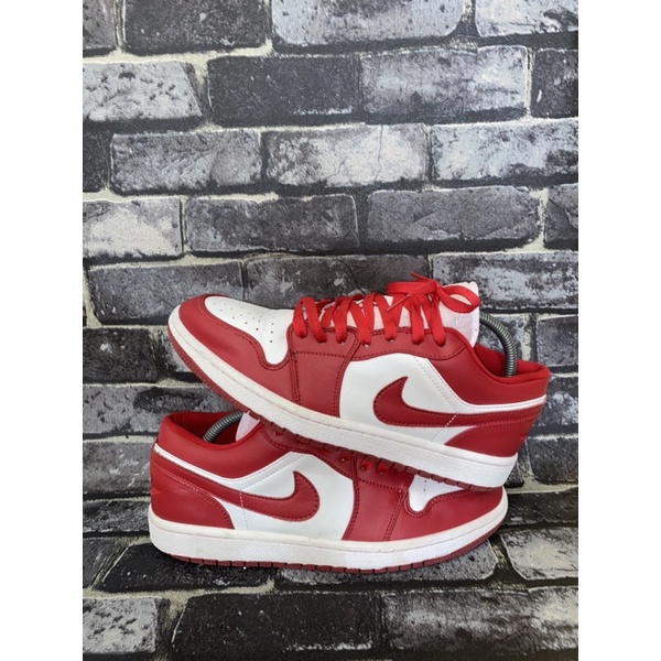 NIKE AIR JORDAN 1 LOW RED SECOND SIZE 42.5