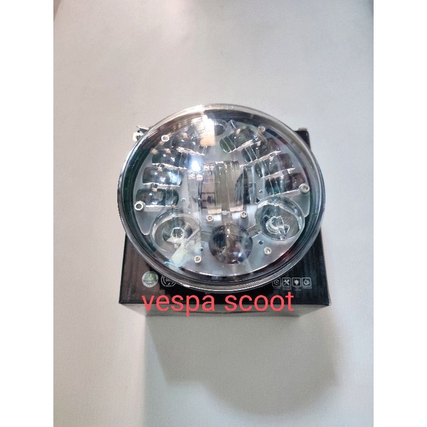 headlamp daymaker vespa newpx lampu depan new px daymaker