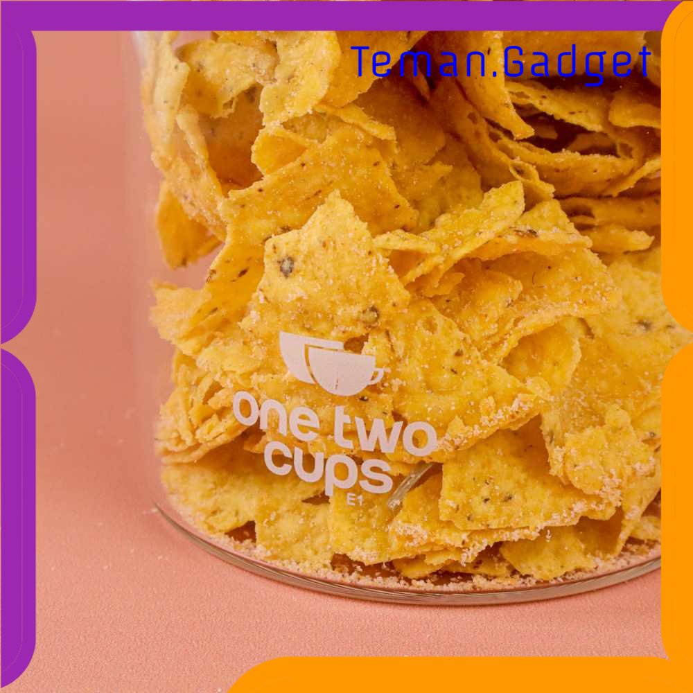 TG - DPR One Two Cups Toples Kaca Penyimpanan Makanan Glass Storage Jar - E1