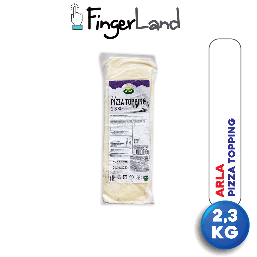 

ARLA Pizza Topping 2,3 KG Keju Mozarella Blok Topping Pizza